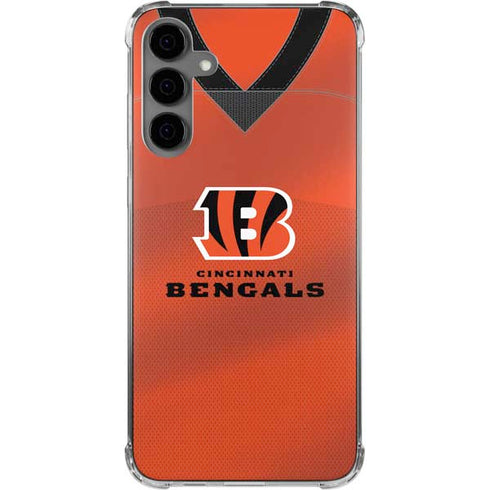 NFL Cincinnati Bengals Team Jersey Galaxy S24 Plus Clear Case